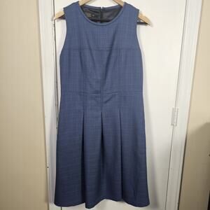 Pendleton Virgin Wool Sleeveless Dress Sz 10 Petite Made In USA Workwear Office